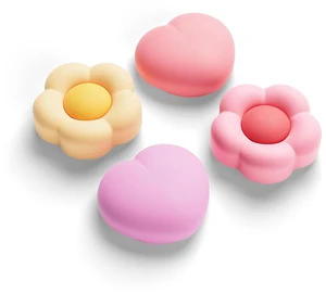 Silicone Joycon Thumb Grip Caps Compatible with Nintendo Switch 2, Soft Joystick Cover Caps for Switch 2025, 4PCS - Heart & Flower Silicone Joycon Thumb Grip Caps Compatible with Nintendo Switch 2, Soft Joystick Cover Caps for Switch 2025, 4PCS - Heart & Flower