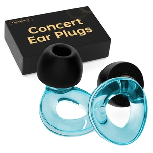 Concert Ear Plugs, High Fidelity, Reusable Silicone, 30dB Noise Cancelling, 2 Pack Ear Plugs for Rave, Work, Musicians, Focus&Noise Sensitivity, 3 Pair Ear Tips&Carry case, Reusable Hearing Protection Concert Ear Plugs, High Fidelity, Reusable Silicone, 30dB Noise Cancelling, 2 Pack Ear Plugs for Rave, Work, Musicians, Focus&Noise Sensitivity, 3 Pair Ear Tips&Carry case, Reusable Hearing Protection