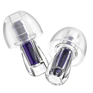 Ear Plugs for Concerts, 2 Pack High Fidelity Concert Ear Plugs with Acoustic Filter - NRR of 20-25dB Noise Reduction for Concert, Rave, Work, Musicians, Noisy Workplace Purple Ear Plugs for Concerts, 2 Pack High Fidelity Concert Ear Plugs with Acoustic Filter - NRR of 20-25dB Noise Reduction for Concert, Rave, Work, Musicians, Noisy Workplace Purple