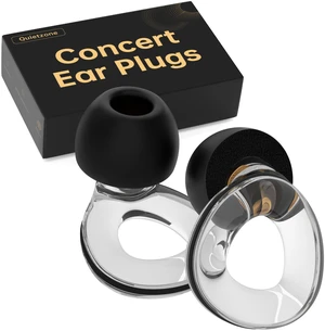 Concert Ear Plugs - 21dB Noise Reduction Reusable Music Earplugs, Clear | 2 Pack Ear Plugs for Rave, Work, Musicians, Focus&Noise Sensitivity, 3 Pair Ear Tips&Carry case, Reusable Hearing Protection Concert Ear Plugs - 21dB Noise Reduction Reusable Music Earplugs, Clear | 2 Pack Ear Plugs for Rave, Work, Musicians, Focus&Noise Sensitivity, 3 Pair Ear Tips&Carry case, Reusable Hearing Protection
