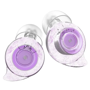 Concert Ear Plugs, 2 Pairs High Fidelity Ear Plugs with Acoustic Filter NRR of 22 and 24dB Noise Reduction for Festival, Nightclub, DJs, Musicians, Noisy Workplace(Purple) Concert Ear Plugs, 2 Pairs High Fidelity Ear Plugs with Acoustic Filter NRR of 22 and 24dB Noise Reduction for Festival, Nightclub, DJs, Musicians, Noisy Workplace(Purple)