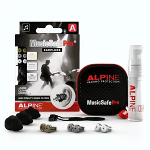 MusicSafe Pro | High Fidelity Ear Plugs for Musicians | Ear protection for concert, party, & music | 3 Interchangeable Premium Filter Sets: 16, 19 & 22 dB SNR | Black MusicSafe Pro | High Fidelity Ear Plugs for Musicians | Ear protection for concert, party, & music | 3 Interchangeable Premium Filter Sets: 16, 19 & 22 dB SNR | Black