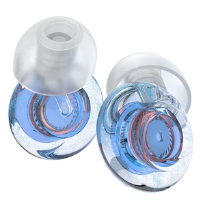 Ear Plugs for Concerts, 2 Pack High Fidelity Ear Plugs, Reusable Silicone Earplugs for Concert, Rave, Work, Musicians, 5 Pair Ear Tips, 18-25 dB Concert Ear Plugs for Noise Cancelling(Blue) Ear Plugs for Concerts, 2 Pack High Fidelity Ear Plugs, Reusable Silicone Earplugs for Concert, Rave, Work, Musicians, 5 Pair Ear Tips, 18-25 dB Concert Ear Plugs for Noise Cancelling(Blue)