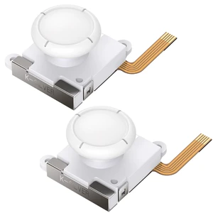 TMR Hall Effect Joystick Replacement for JoyCon (2pcs Single)-White | For Switch/OLED/Lite JoyCon, Precision TMR Technology, Anti-Drift Performance, Low Power Design, Replacement Analog Thumb TMR Hall Effect Joystick Replacement for JoyCon (2pcs Single)-White | For Switch/OLED/Lite JoyCon, Precision TMR Technology, Anti-Drift Performance, Low Power Design, Replacement Analog Thumb