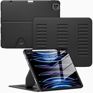 Case for iPad Pro 12.9 6th/5th/4th/3rd GenCase 2022/2021/2020/2018 | Multiple Angles Magnetic Stand Cover,Shockproof Soft Back,Pencil Holder,and Auto Sleep/Wake,Black Case for iPad Pro 12.9 6th/5th/4th/3rd GenCase 2022/2021/2020/2018 | Multiple Angles Magnetic Stand Cover,Shockproof Soft Back,Pencil Holder,and Auto Sleep/Wake,Black
