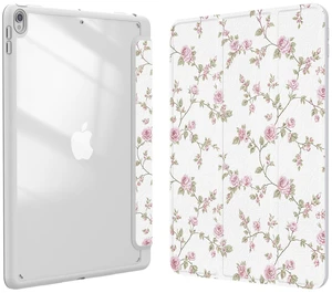 Case for iPad Pro 10.5 inch 2017/ iPad Air 3rd Generation 2019 | Pencil Holder, Clear Cover Cute Pretty Pattern for Women Girls, Auto Sleep/Wake, Viewing & Typing Angles, Pink Flower Case for iPad Pro 10.5 inch 2017/ iPad Air 3rd Generation 2019 | Pencil Holder, Clear Cover Cute Pretty Pattern for Women Girls, Auto Sleep/Wake, Viewing & Typing Angles, Pink Flower