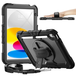 for iPad 9th/ 8th/ 7th Generation Case with Screen Protector | Kids-Friendly Protective iPad 10.2 Inch Cover with Pencil Holder & Adjustable Stand & Shoulder Strap, Black for iPad 9th/ 8th/ 7th Generation Case with Screen Protector | Kids-Friendly Protective iPad 10.2 Inch Cover with Pencil Holder & Adjustable Stand & Shoulder Strap, Black