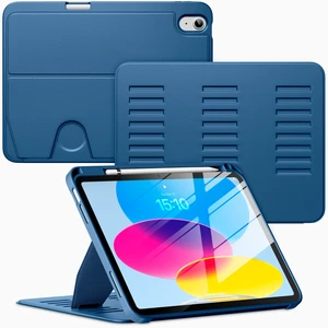 Case for iPad (A16) 11-inch 2025 and iPad 10th/11th Generation 10.9 Inch 2022,Multiple Angles Magnetic Stand Cover,Shockproof Back,Pencil Holder,and Auto Sleep/Wake,Navy Blue Case for iPad (A16) 11-inch 2025 and iPad 10th/11th Generation 10.9 Inch 2022,Multiple Angles Magnetic Stand Cover,Shockproof Back,Pencil Holder,and Auto Sleep/Wake,Navy Blue