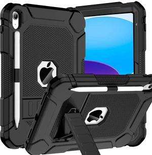 for iPad A16 11th/10th Generation Case (11"/10.9, 2025/2022), Black | iPad 11th 10th Gen Case with Kickstand & Pencil Holder, Heavy Duty Shockproof Protective iPad A16 Case for iPad A16 11th/10th Generation Case (11"/10.9, 2025/2022), Black | iPad 11th 10th Gen Case with Kickstand & Pencil Holder, Heavy Duty Shockproof Protective iPad A16 Case