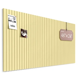 Large Felt Bulletin Board 48" x 24", Butter Yellow | 8 Pack Felt Tiles, 40 Adhesive Tabs, Cork Board Alternative for Walls, Push Pin Board for Home Office Decor Large Felt Bulletin Board 48" x 24", Butter Yellow | 8 Pack Felt Tiles, 40 Adhesive Tabs, Cork Board Alternative for Walls, Push Pin Board for Home Office Decor