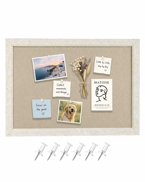 Felt Bulletin Board 13 × 17 in,Camel Felt Pin Board with Oatmeal Frame, 2 Adhesive Tabs & 6 Push Pins, Notice Board for Home Office, Kitchen, Classroom, Wall Decor,3343-1pc Felt Bulletin Board 13 × 17 in,Camel Felt Pin Board with Oatmeal Frame, 2 Adhesive Tabs & 6 Push Pins, Notice Board for Home Office, Kitchen, Classroom, Wall Decor,3343-1pc