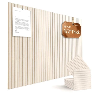 48" x 36" Large Felt Bulletin Board 1/2" Thick, Oatmeal | 12 Pack Felt Tiles, Cork Board Alternative, 60 Adhesive Tabs, Pin Board for Home Office Decor with Easy Install 48" x 36" Large Felt Bulletin Board 1/2" Thick, Oatmeal | 12 Pack Felt Tiles, Cork Board Alternative, 60 Adhesive Tabs, Pin Board for Home Office Decor with Easy Install