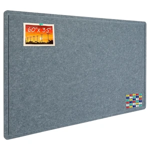 Large Bulletin Felt Board,60 x 35 Inches Decorative Felt Pin Board for Wall | Foldable Felt Pin Board for Home, Office, School and Bedroom Large Bulletin Felt Board,60 x 35 Inches Decorative Felt Pin Board for Wall | Foldable Felt Pin Board for Home, Office, School and Bedroom