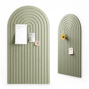 Large Arched Felt Bulletin Board 47.2''×25.5'', Sage | Pin Board for Wall Decor, Cork Board Alternative with 36 Adhesive Tabs, Memo Board for Home Office, Bedroom, Classroom Large Arched Felt Bulletin Board 47.2''×25.5'', Sage | Pin Board for Wall Decor, Cork Board Alternative with 36 Adhesive Tabs, Memo Board for Home Office, Bedroom, Classroom