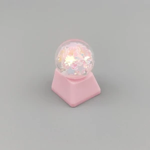 Crystal Ball Keycap Esc keycaps DIY Personality Custom Keycap Replacement Bottom Keycaps Gift for Cherry Mx Switch Crystal Ball Keycap Esc keycaps DIY Personality Custom Keycap Replacement Bottom Keycaps Gift for Cherry Mx Switch