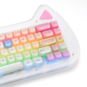 Jelly Keycaps - Cute Jade Keycaps, Ragdoll Cat Ceramic Keycap 60 65 75 100 Percent, Mao Profile, Custom Keycap 148 Keys Set for 100%, 75%, 65%, 60% Mechanical Keyboard Jelly Keycaps - Cute Jade Keycaps, Ragdoll Cat Ceramic Keycap 60 65 75 100 Percent, Mao Profile, Custom Keycap 148 Keys Set for 100%, 75%, 65%, 60% Mechanical Keyboard
