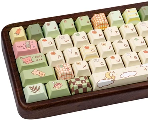 PBT Keycaps Bear Forest Green Cute 150 Keys MX Switch Key Cap | Dye Sublimation Legends, Cherry Profile, 60%-100% Layouts, Custom Keycaps, Keyboard DIY, Daily Typing, Home Office PBT Keycaps Bear Forest Green Cute 150 Keys MX Switch Key Cap | Dye Sublimation Legends, Cherry Profile, 60%-100% Layouts, Custom Keycaps, Keyboard DIY, Daily Typing, Home Office