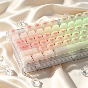 Cute Jade keycaps,Translucent keycaps Jelly,Shine Throug Key caps | Transparent keyboard keycaps Frost,Cherry Profile custom Keycaps for Mx Switches Mechanical Keyboard(Beige,115key) Cute Jade keycaps,Translucent keycaps Jelly,Shine Throug Key caps | Transparent keyboard keycaps Frost,Cherry Profile custom Keycaps for Mx Switches Mechanical Keyboard(Beige,115key)