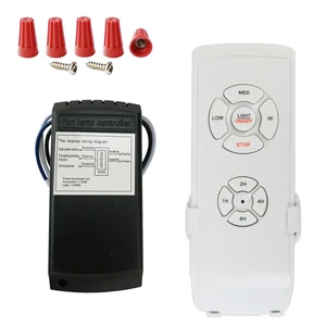Ceiling Fan Remote Control Kit,Universal Fan Speed,Light & Timing 3 in 1 Wireless Remote Control for Ceiling Fan Light, Fit for Honeywell Westinghouse Hunter and More Ceiling Fan Remote Control Kit,Universal Fan Speed,Light & Timing 3 in 1 Wireless Remote Control for Ceiling Fan Light, Fit for Honeywell Westinghouse Hunter and More