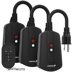 Remote Control Outlet for Outdoor, Waterproof Wireless Light Switch Remote Control Outlet for Outdoor, Waterproof Wireless Light Switch