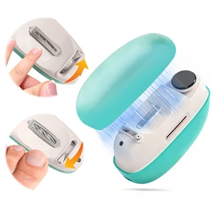 Adjustable Blade Opening Electric Nail Clipper & Trimmer for Thick Nail | Electric Nail Clippers for Seniors & Adults, Baby Electric Nail Trimmer, Automatic Nail Clipper for Fingernail & Toe, Green Adjustable Blade Opening Electric Nail Clipper & Trimmer for Thick Nail | Electric Nail Clippers for Seniors & Adults, Baby Electric Nail Trimmer, Automatic Nail Clipper for Fingernail & Toe, Green