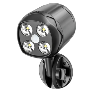 Outdoor Motion Sensor Light Battery Operated, IP65 Waterproof Ultra Bright Motion Sensor Outdoor Lights Head Adjustable with 8W 600 Lumen 6000K 4LEDs for Garage Yard Porch and Patio (1 Pack) Outdoor Motion Sensor Light Battery Operated, IP65 Waterproof Ultra Bright Motion Sensor Outdoor Lights Head Adjustable with 8W 600 Lumen 6000K 4LEDs for Garage Yard Porch and Patio (1 Pack)