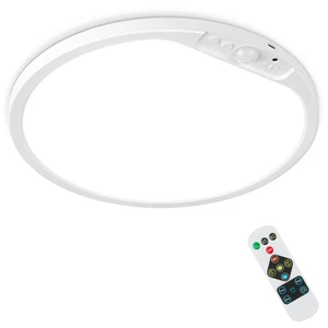 12 Inch Rechargeable Motion Sensor LED Ceiling Light with Remote | Flush Mount, Battery Operated, 3CCT Dimmable Closet Lights for Shower, Pantry, Laundry, Bathroom, Installation Required 12 Inch Rechargeable Motion Sensor LED Ceiling Light with Remote | Flush Mount, Battery Operated, 3CCT Dimmable Closet Lights for Shower, Pantry, Laundry, Bathroom, Installation Required
