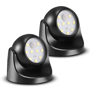 6000K Battery Motion Sensor Light Outdoor Waterproof Wireless LED Battery Powered Wall Light Auto On/Off Night Light 2 Pack Cool White 6000K Battery Motion Sensor Light Outdoor Waterproof Wireless LED Battery Powered Wall Light Auto On/Off Night Light 2 Pack Cool White