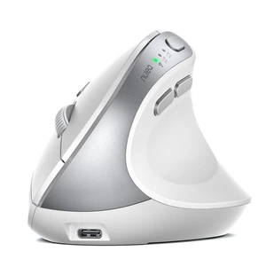 Ergonomic Vertical Wireless Mouse with Silent Click and Rechargeable | Dual Mode Bluetooth and 2.4G Mouse With 6 Buttons, Long Battery Life,4 Adjustable DPI, Quiet Operation for Laptop and Desktop Ergonomic Vertical Wireless Mouse with Silent Click and Rechargeable | Dual Mode Bluetooth and 2.4G Mouse With 6 Buttons, Long Battery Life,4 Adjustable DPI, Quiet Operation for Laptop and Desktop