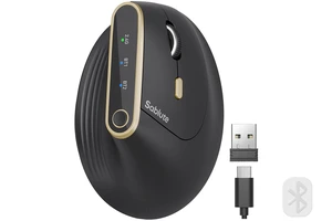MAM4 Ergonomic Wireless Vertical Mouse for Medium & Large Hands | 3-Device Switching | Fast Scroll | 6 Programmable Buttons | 8000 DPI | 800mAh Rechargeable | Quiet Clicks MAM4 Ergonomic Wireless Vertical Mouse for Medium & Large Hands | 3-Device Switching | Fast Scroll | 6 Programmable Buttons | 8000 DPI | 800mAh Rechargeable | Quiet Clicks