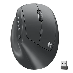 Ergonomic Mouse, Bluetooth Rechargeable Wireless Vertical Mouse, 3 Multi-Device Connectivity for Computer/PC/Laptop, 500mAh Battery, 2.4GHz USB-A Optical Mice for Windows, Mac OS, Black Ergonomic Mouse, Bluetooth Rechargeable Wireless Vertical Mouse, 3 Multi-Device Connectivity for Computer/PC/Laptop, 500mAh Battery, 2.4GHz USB-A Optical Mice for Windows, Mac OS, Black