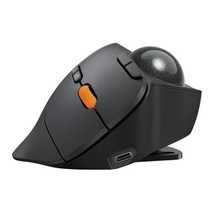 EM02 Wireless Trackball Mouse, 0/15° Adjustable Angle, Gray | Two Ergonomic Modes, Thumb Control to Reduce Fatigue, 3 Devices Bluetooth & 2.4G, precise and smooth tracking, Rechargeable EM02 Wireless Trackball Mouse, 0/15° Adjustable Angle, Gray | Two Ergonomic Modes, Thumb Control to Reduce Fatigue, 3 Devices Bluetooth & 2.4G, precise and smooth tracking, Rechargeable