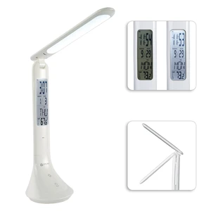 Travel LED Task Lamp, Cordless, Rechargeable, White | ClearSun LEDs Reduce Eyestrain | Digital Display with Alarm | Foldable for Travel | Cordless Travel LED Task Lamp, Cordless, Rechargeable, White | ClearSun LEDs Reduce Eyestrain | Digital Display with Alarm | Foldable for Travel | Cordless