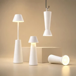 Portable Rechargeable LED Table Lamp | 2-in-1 Extendable, Touch Night Light, Stepless Dimming, Warm & Cool White Light, USB Powered Portable Rechargeable LED Table Lamp | 2-in-1 Extendable, Touch Night Light, Stepless Dimming, Warm & Cool White Light, USB Powered