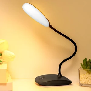Portable Battery Powered Desk Lamp Small Rechargeable LED Table Light | 400 Lumen Eye Care,3 Color Temperatures,Stepless Touch Dimming,360° Adjustable for Nail Study Dorm Office Bedroom,Black 1 Pcs Portable Battery Powered Desk Lamp Small Rechargeable LED Table Light | 400 Lumen Eye Care,3 Color Temperatures,Stepless Touch Dimming,360° Adjustable for Nail Study Dorm Office Bedroom,Black 1 Pcs