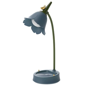 LED Desk Lamp Cordless Table Light Adjustable Gooseneck Dimmable Touch Rechargeable Battery Eye-Caring Night Light for Kids, Mini Cute Lamp for College Dorm Bedroom Reading (Blue) LED Desk Lamp Cordless Table Light Adjustable Gooseneck Dimmable Touch Rechargeable Battery Eye-Caring Night Light for Kids, Mini Cute Lamp for College Dorm Bedroom Reading (Blue)
