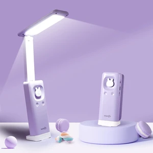 Cute Bunny Desk Lamp, 6000mAh Rechargeable Foldable LED, Purple | 3 Color Modes & Stepless Dimming, Eye-Caring Flicker-Free Light with Phone Holder & Night Light for Kids Bedroom Study Dorm Cute Bunny Desk Lamp, 6000mAh Rechargeable Foldable LED, Purple | 3 Color Modes & Stepless Dimming, Eye-Caring Flicker-Free Light with Phone Holder & Night Light for Kids Bedroom Study Dorm
