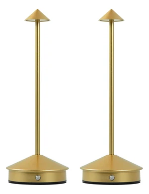 LED Rechargeable Cordless Table Lamps Gold | 2 Pcs Portable Modern USB Battery Operated Lights,Waterproof Touch Dimmable Desk Lamp,for Patio,Restaurant,Bar,Dining Home LED Rechargeable Cordless Table Lamps Gold | 2 Pcs Portable Modern USB Battery Operated Lights,Waterproof Touch Dimmable Desk Lamp,for Patio,Restaurant,Bar,Dining Home