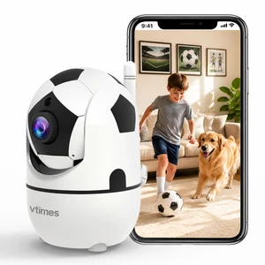 1080P Pan/Tilt Indoor Camera, WiFi Cameras for Home Security | AI Human Dection, 2-Way Audio, Pet/Dog/Baby Camera with Phone App, Night Vision, 360° Angle of View, Share with Family 1080P Pan/Tilt Indoor Camera, WiFi Cameras for Home Security | AI Human Dection, 2-Way Audio, Pet/Dog/Baby Camera with Phone App, Night Vision, 360° Angle of View, Share with Family