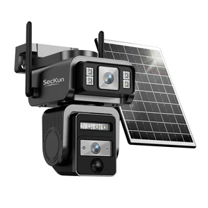 Solar Security Camera, Dual Lens 360° PTZ, 2.4GHz WiFi | 8000mAh Battery, Motion Tracking, White-Light Color Night Vision, 2-Way Audio, IP66, MicroSD or Optional Paid Cloud Solar Security Camera, Dual Lens 360° PTZ, 2.4GHz WiFi | 8000mAh Battery, Motion Tracking, White-Light Color Night Vision, 2-Way Audio, IP66, MicroSD or Optional Paid Cloud