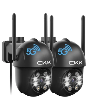2K Security Camera Outdoor 2 Pcs 3MP PTZ WiFi Cameras for Home Security | Wireless Camera-2.4G/5G Dual-Band, 360° Pan-Tilt, Color Night Vision, Motion Alerts, 2-Way Audio, 24/7 Recording, Waterproof 2K Security Camera Outdoor 2 Pcs 3MP PTZ WiFi Cameras for Home Security | Wireless Camera-2.4G/5G Dual-Band, 360° Pan-Tilt, Color Night Vision, Motion Alerts, 2-Way Audio, 24/7 Recording, Waterproof