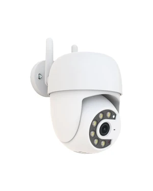 Outdoor Security Camera Power Adapter Not Included 2.4GHz WiFi 355° Pan 90° Tilt Color and IR Night Vision Two-Way Audio InstaVision App Outdoor Security Camera Power Adapter Not Included 2.4GHz WiFi 355° Pan 90° Tilt Color and IR Night Vision Two-Way Audio InstaVision App