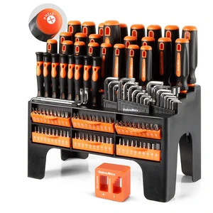 126-PC Magnetic Screwdriver Set with Plastic Racking Organizer, Magnetizer Demagnetizer, DIY Tools & Equipment for Men Women Mechanic, Herramientas Tool Bit Kit Home Improvement Gift 126-PC Magnetic Screwdriver Set with Plastic Racking Organizer, Magnetizer Demagnetizer, DIY Tools & Equipment for Men Women Mechanic, Herramientas Tool Bit Kit Home Improvement Gift