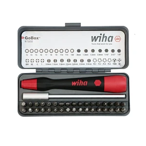 75958 PicoFinish Precision Micro Bit Set with Extension, 36 Piece | Slotted, phillips, hex, torx, pentalobe, standoff and Y-type micro bits; PicoFinish handle; magnetic holder 75958 PicoFinish Precision Micro Bit Set with Extension, 36 Piece | Slotted, phillips, hex, torx, pentalobe, standoff and Y-type micro bits; PicoFinish handle; magnetic holder