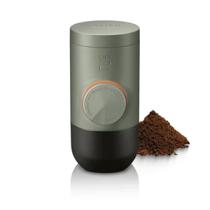 Minipresso GR2 Portable Coffee Maker For Ground Coffee, Gray Olive | Manual Operated, Compact & Light For Travel Camping, 18 Bar, Patented Adjustable Basket 8g - 12g, Espresso up to 60ml Minipresso GR2 Portable Coffee Maker For Ground Coffee, Gray Olive | Manual Operated, Compact & Light For Travel Camping, 18 Bar, Patented Adjustable Basket 8g - 12g, Espresso up to 60ml