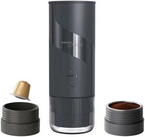 HOME Portable Espresso Coffee Maker (Grounds or Pods) with Fast Brew Technology & Single Touch Control, Ideal for Offices or Travel HOME Portable Espresso Coffee Maker (Grounds or Pods) with Fast Brew Technology & Single Touch Control, Ideal for Offices or Travel