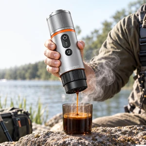 Portable Espresso Maker, 13500mAh Self Heating Electric Espresso Machine | 20 Bar Mini Coffee Maker with USB-C,Ground Coffee & NS Capsule, Travel,Camping ,Hiking,Office,Road Trips Portable Espresso Maker, 13500mAh Self Heating Electric Espresso Machine | 20 Bar Mini Coffee Maker with USB-C,Ground Coffee & NS Capsule, Travel,Camping ,Hiking,Office,Road Trips