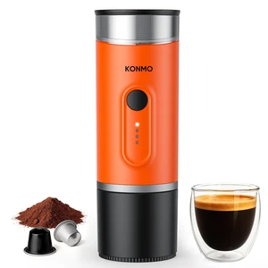 Portable Espresso Machine for Travel, Self-Heating Electric Coffee Maker | Works with Capsules & Ground Coffee, Type-C Rechargeable, for Outdoor Camping Car RV Business Trips Portable Espresso Machine for Travel, Self-Heating Electric Coffee Maker | Works with Capsules & Ground Coffee, Type-C Rechargeable, for Outdoor Camping Car RV Business Trips