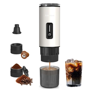 Portable Espresso Machine, Stainless Steel, Self-Heating, White | 304 stainless steel brew path, 51mm basket, 13-16g dose, 4-5 cups per charge, 5V 3A USB-C, camping, travel, office Portable Espresso Machine, Stainless Steel, Self-Heating, White | 304 stainless steel brew path, 51mm basket, 13-16g dose, 4-5 cups per charge, 5V 3A USB-C, camping, travel, office