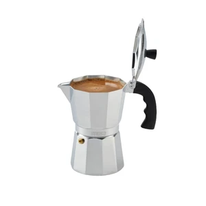 USA Aluminum Stovetop 6-cup Espresso Maker (B120-43V), Silver | Ideal for Brewing Espresso USA Aluminum Stovetop 6-cup Espresso Maker (B120-43V), Silver | Ideal for Brewing Espresso